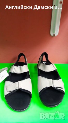Английски дамски сандали естествена кожа-2 цвята, снимка 13 - Сандали - 28725714