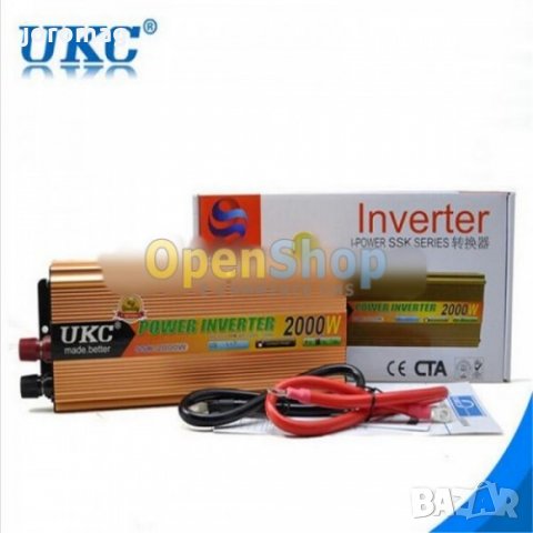 Инвертор UKC 2000W 12V - 220V, снимка 1 - Друга електроника - 26543756