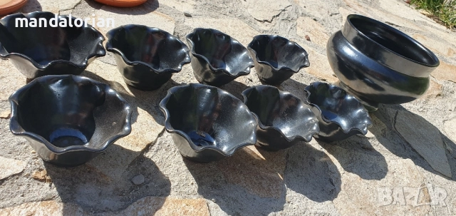 Българска керамика - сервиз,чаши, чинии, вази, купи, , снимка 6 - Вази - 51828607