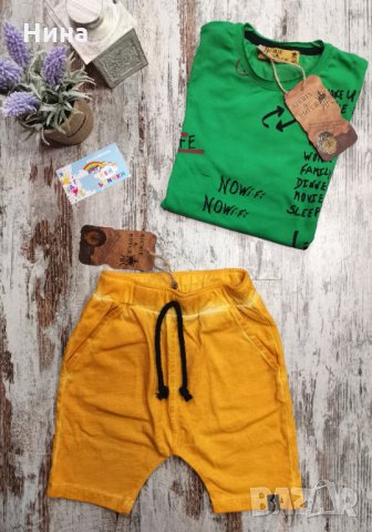 Тениска в зелено Richie Royce , снимка 3 - Детски тениски и потници - 33234858