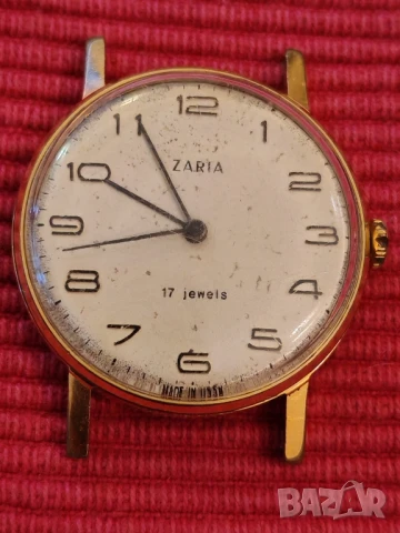 Винтидж мъжки, механичен часовник ЗАРЯ, СССР. , снимка 3 - Мъжки - 50973256