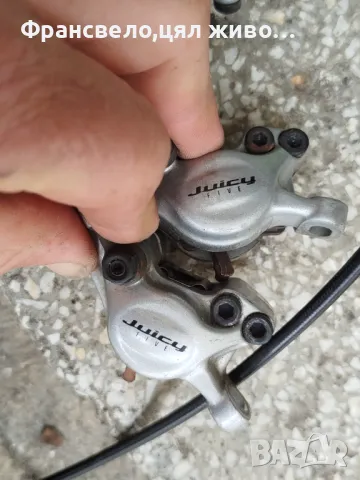 Хидравлични спирачки за велосипед колело avid juisy дължина 75/135, снимка 4 - Части за велосипеди - 50000101