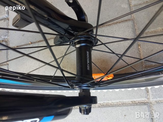 Продавам колела внос от Германия АЛУМИНИЕВ ДЕТСКИ ВЕЛОСИПЕД 20 ЦОЛА SHOCKBLAZE WARRIOR  ПРЕДЕН АМОРТ, снимка 15 - Велосипеди - 33164718