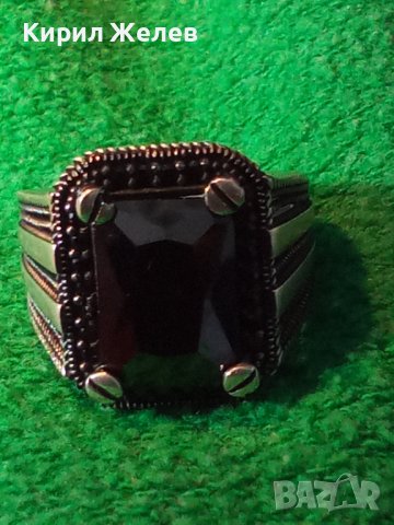 ШАРМАНТЕН МАРКАЗИТЕН СРЕБЪРЕН ПРЪСТЕН ЛАКИРАНО СРЕБРО 925 ЮВЕЛИРНА ПРЕЦИЗНА Арт ДЕКО ИЗРАБОТКА 40610, снимка 18 - Пръстени - 42656311