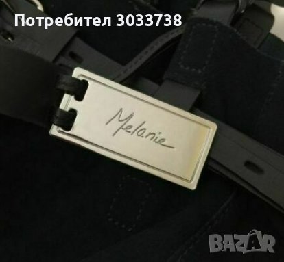 Оригинална Joy Gryson Дамска Чанта от Естествена Кожа Велур Тъмно Синьо Отлично Състояние, снимка 5 - Чанти - 36177814