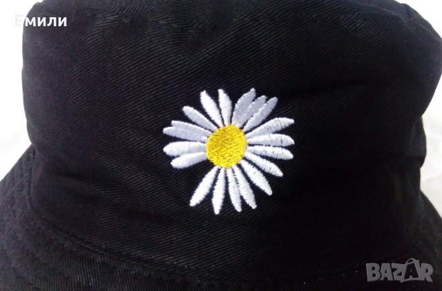 Двулицева шапка идиотка с маргаритка, снимка 7 - Шапки - 33340866