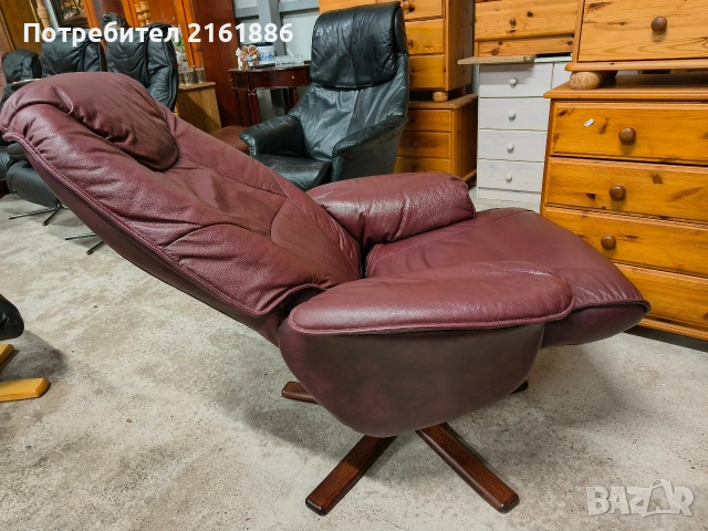 3983 Relax кресло от естествена кожа , снимка 2 - Дивани и мека мебел - 53297249