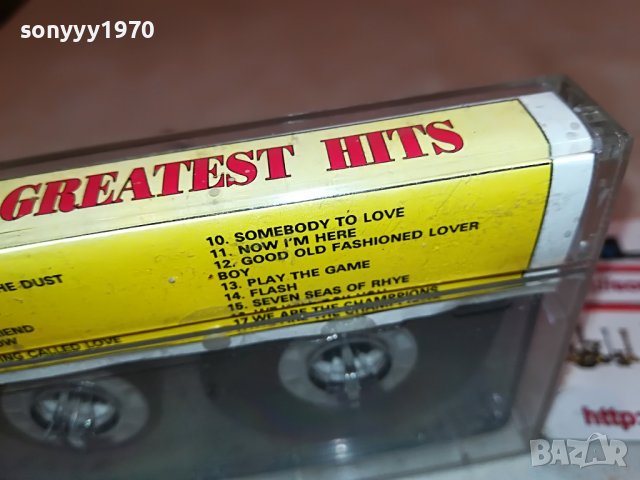 поръчана-QUEEN-GREATEST HITS 0211221338, снимка 13 - Аудио касети - 38534626