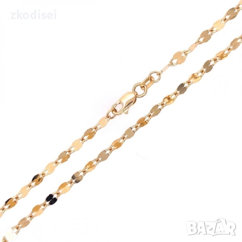 Златен синджир 0,95гр. 39,0см. 14кр. проба:585 модел:33738-4, снимка 1