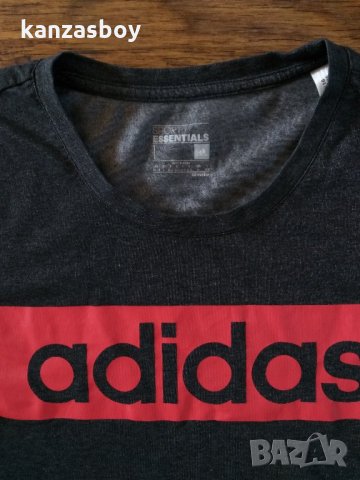 Adidas Essentials Linear - страхотна дамска тениска КАТО НОВА, снимка 4 - Тениски - 32363559