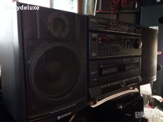 Hitachi MS-W560E радио-касетофон, снимка 4 - Радиокасетофони, транзистори - 32458005