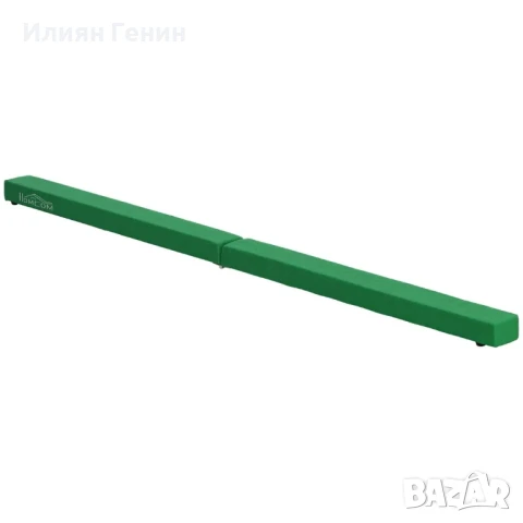 Сгъваема греда за баланс HOMCOM, неплъзгаща се, велурено покритие, здрава дървесина, 210 x 10 x 6,5 , снимка 6 - Художествена гимнастика - 51084842