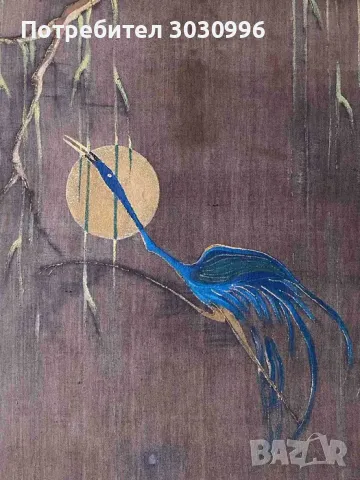 Параван сецесион, арт нуво, арт деко...около 100 годишен, снимка 4 - Декорация за дома - 48482644