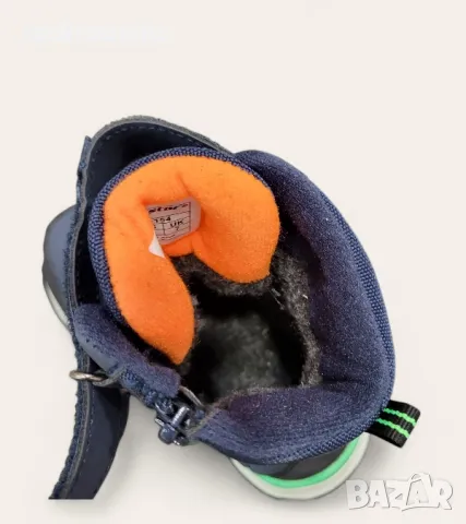 ПРОМОЦИЯ! Детски боти апрески за момче с лепенки W194154 navy, снимка 5 - Детски боти и ботуши - 48393040