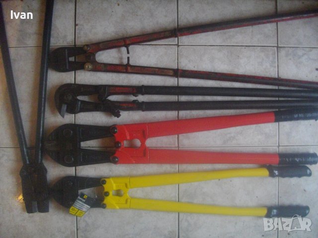 Ножица Рязане На Арматура-Старо Качество-Голяма-Различни-НРБ/Германия/Холандия-Отлични-1050мм-750мм, снимка 2 - Други инструменти - 43806101