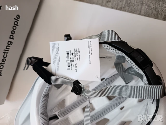 uvex i-vo cc - Лека универсална велосипедна каска, р-р 52-57 см., снимка 9 - Аксесоари за велосипеди - 50885721