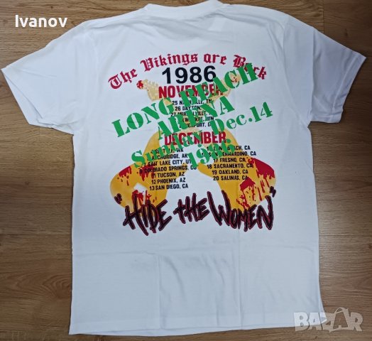 Yngwie Malmsteen нови двустранни тениски размери 2XL 3XL, снимка 2 - Тениски - 44090585