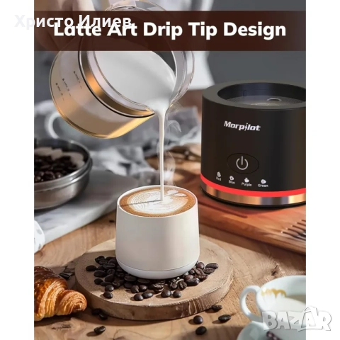 Пенообразувател за мляко Morpilot HS001 500ml Кана за мляко, снимка 3 - Кани - 52750641