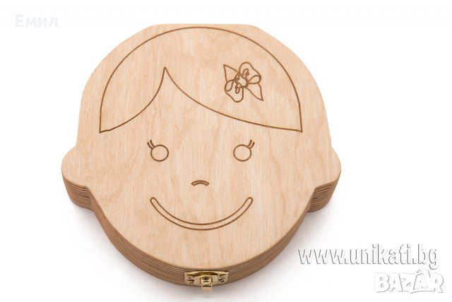 Кутия за млечни зъбки - момиче, гравирана на български, снимка 3 - Други - 27294982