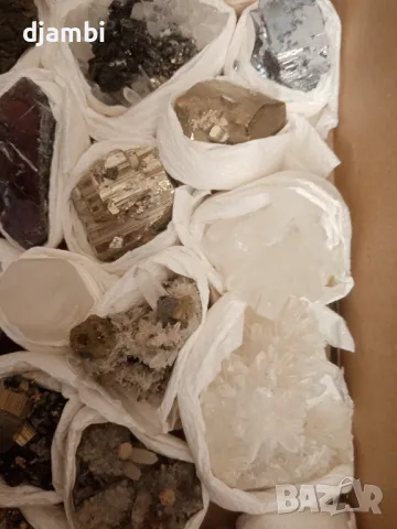 №177,Кристали,Минерали,Мадан,Кварц,Галенит,Пирит,Сфалерит,Калцит,Доломит,7,BGminerals,, снимка 3 - Декорация за дома - 48087159
