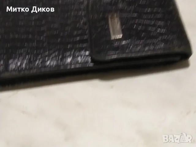 Марков портфейл Bond ръчна изработка естествена кожа 125х95мм, снимка 3 - Портфейли, портмонета - 48595806