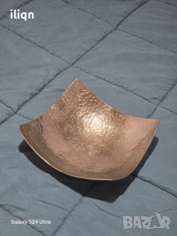 Посребрена красива купа фруктера за плодове. Размери на снимките. Цена 24,99лв. За , снимка 4 - Антикварни и старинни предмети - 50525788