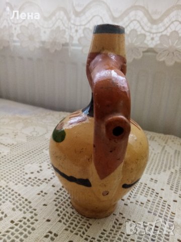 Стара керамична стомна, снимка 3 - Антикварни и старинни предмети - 32577547