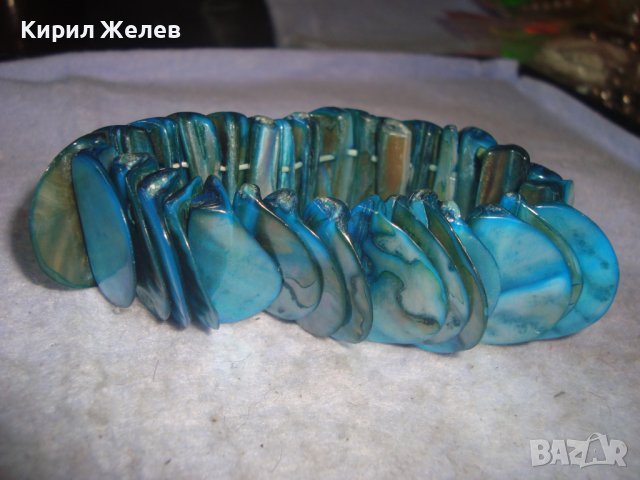 ПРЕКРАСНА СЕДЕФЕНА ЛЯТНА ФЕШЪН АРТ ХЕНД МЕЙД ГРИВНА 27998, снимка 5 - Гривни - 37026586