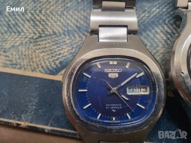 Лот часовници SEIKO 5 7019-5010, снимка 5 - Колекции - 49142759