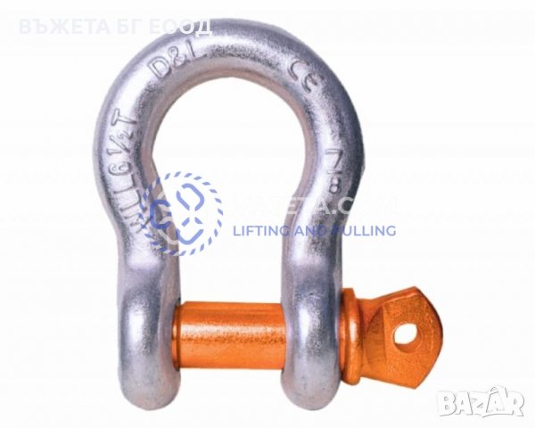 Шегели тествани за повдигане и укрепване на товари с кран