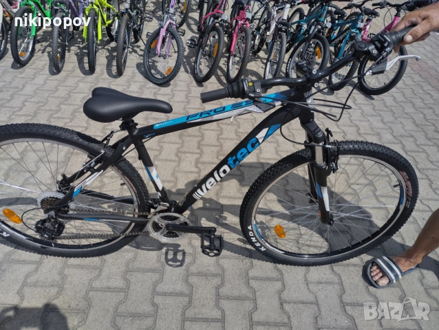 SPRINT Алуминиев велосипед 29" Velotec PRO черен/син, снимка 3 - Велосипеди - 53563910