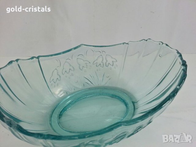 ретро стъклена купа фруктиера , снимка 2 - Антикварни и старинни предмети - 26752315