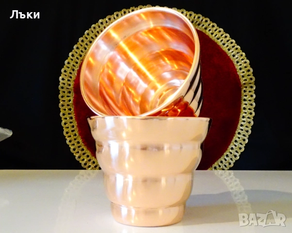 Медна чаша за вино,халба 400 мл.,чиста червена мед. , снимка 5 - Антикварни и старинни предмети - 52282407