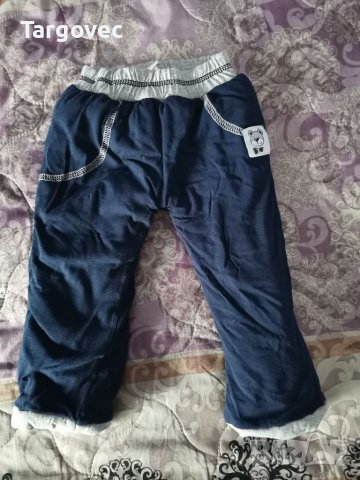 Ватиран бебешки панталон , снимка 1 - Панталони и долнища за бебе - 40409581