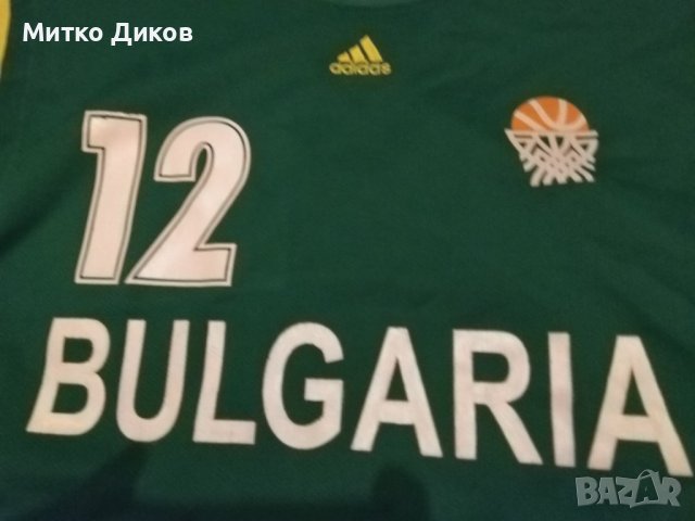 България баскетболна тениска маркова на Адидас №12Алескандър Янев две лица размер ХЛ, снимка 3 - Баскетбол - 43428408