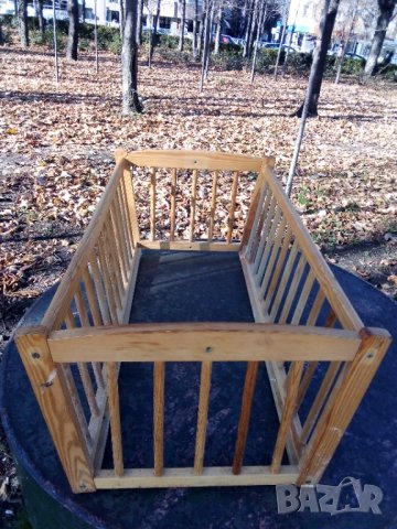 Кошче от люлка, бебе, дърво, снимка 6 - Кошарки - 43362605