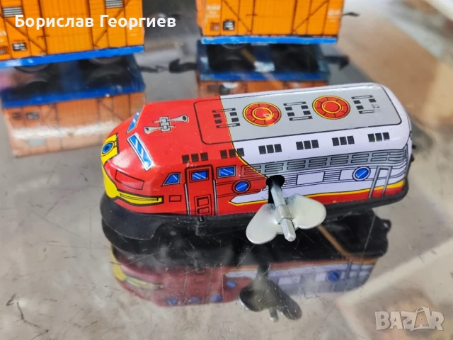 Стари ламаринени влакчета, снимка 3 - Колекции - 50850601