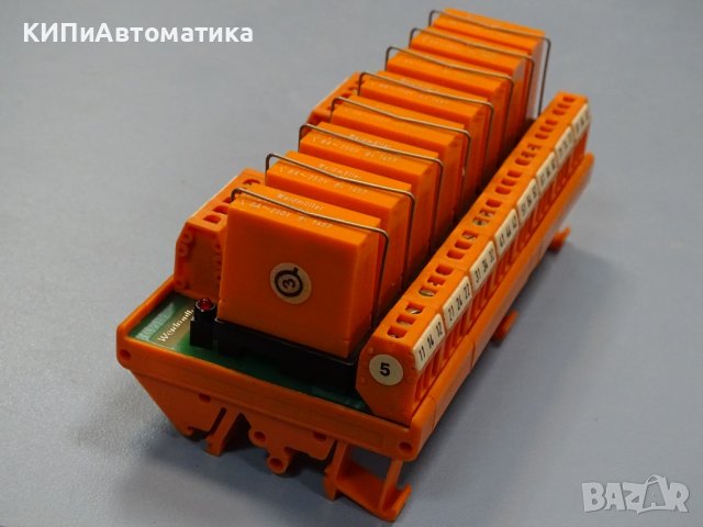 реле Weidmuller RSM8RS relay module 24VDC, снимка 6 - Резервни части за машини - 37257667