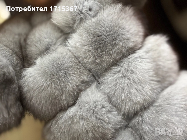 Палто от естествена кожа и косъм от лисица , снимка 4 - Палта, манта - 52813063