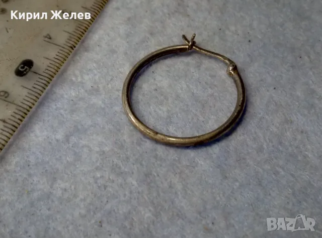 ВИНТИДЖ АРТ МОДЕЛ СРЕБЪРНА ОБЕЦА СРЕБРО 925 ИЗЯЩНА РЪЧНА ИЗРАБОТКА 49859, снимка 6 - Обеци - 49757725