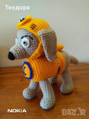 Плетени кученца "Пес патрул", снимка 11 - Плюшени играчки - 37370122