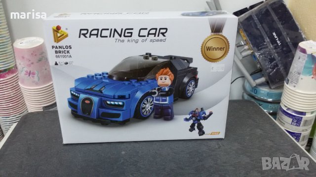 Конструктор синя кола робот 237 части, 66100, снимка 2 - Конструктори - 38721517