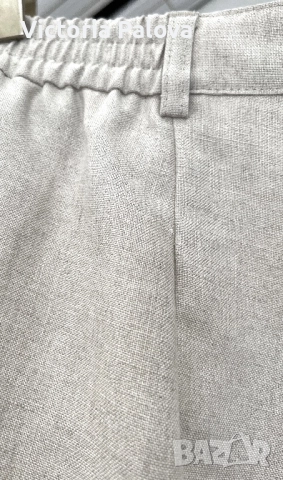 Елегантен ленен панталон  LADY H. EXCLUSIV VON PETER HAHN - лято- есен, снимка 9 - Панталони - 52102033