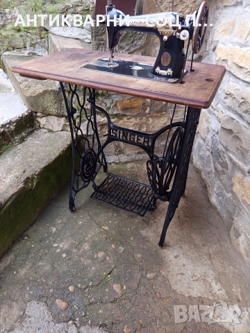 Стара Немска Шевна Машина Сингер. , снимка 4 - Антикварни и старинни предмети - 52725407