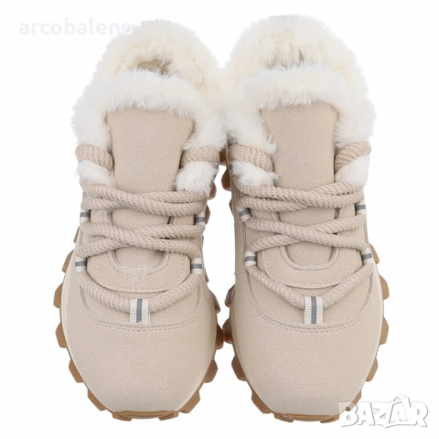 Дамски ниски зимни маратонки, 3цвята 3цвята , снимка 14 - Маратонки - 51841279