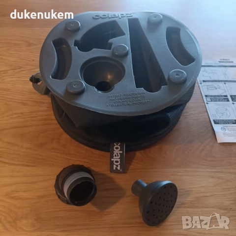 Лейка за поливане, сгъваема 9L, многофункционална със забележки, снимка 7 - Къмпинг мебели - 52246870