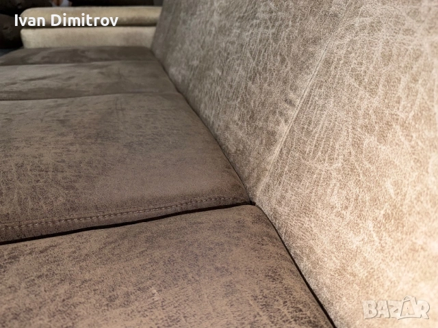 СПЕШНО - Ъглов Диван Иввекс Елеганс - КАТО НОВ, снимка 6 - Дивани и мека мебел - 53383056