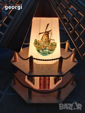 мудикална нощна лампа вятърна мелница 23/6, снимка 9 - Настолни лампи - 49663597