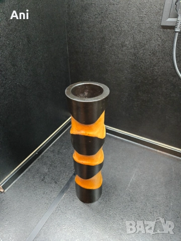 Бамбукова ваза на издялкани ленти , снимка 3 - Вази - 51488056