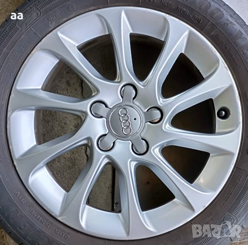 Продавам оригинални лети джанти 16" за Audi, снимка 3 - Гуми и джанти - 50629212